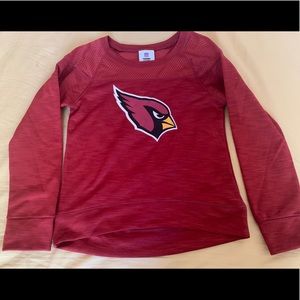 Girls size M 7-8 NFL cardinals sweater
